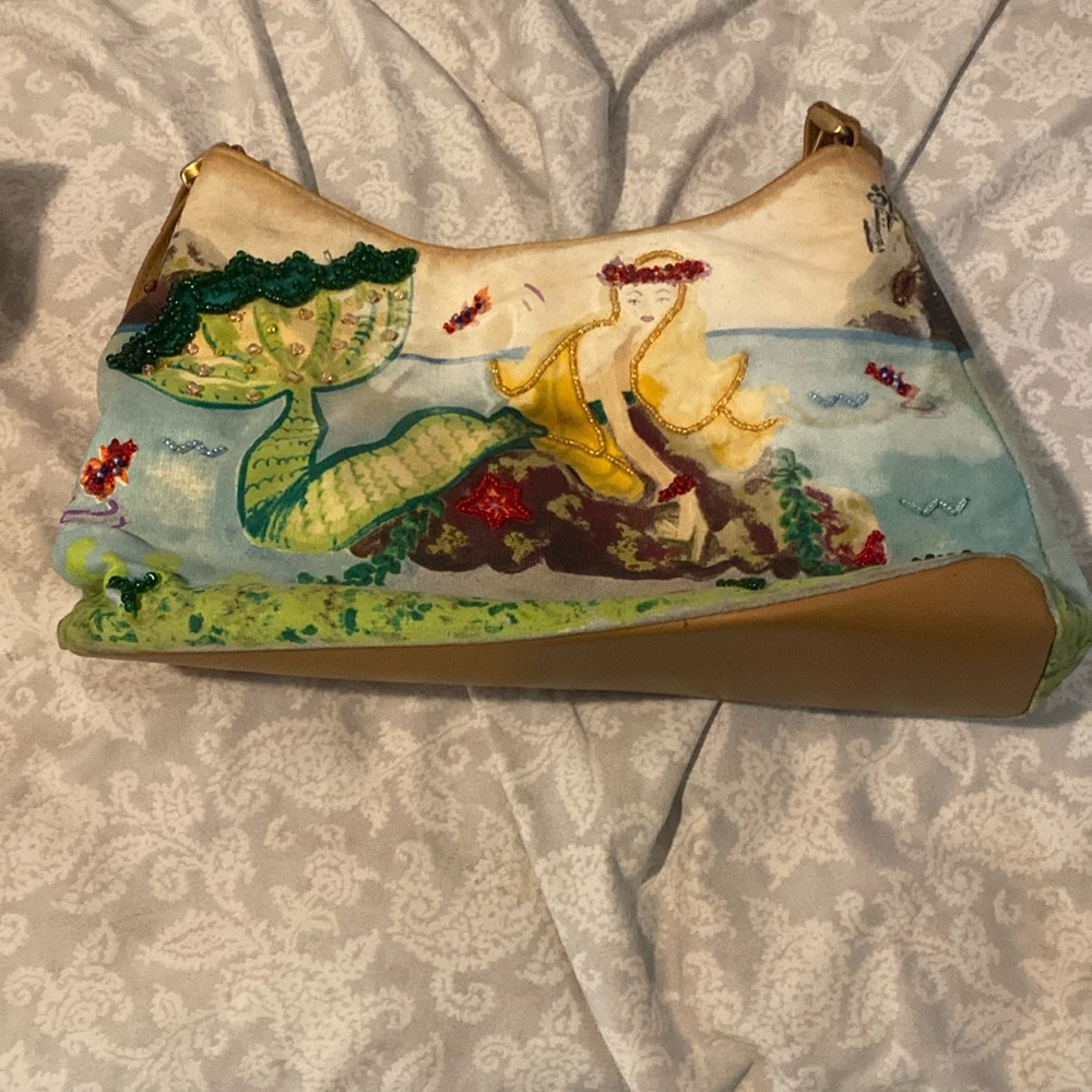 Vintage Preston & York Mermaid Mini Tote Bag